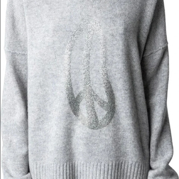Zadig & Voltaire 100% Cashmere Starry Peace Sweater - Picture 4 of 7